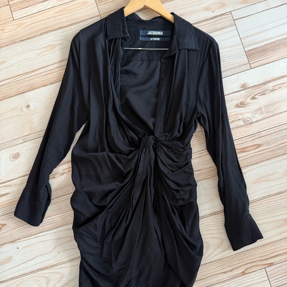 Jacquemus La Robe Bahia draped minidress - Picture 4 of 4
